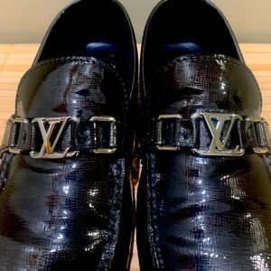 Authentic Black Louis Vuitton Men 10.5